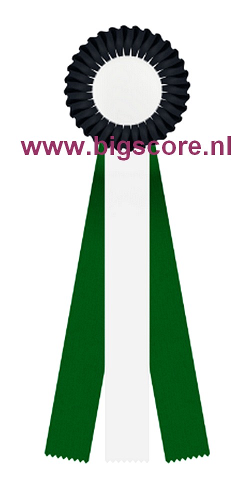 R 12 1-Ringsrozet Multi 3 liasters Blanco Ø 10,5 L: 25 cm met optie Full-Colour Ø 50 mm afslag